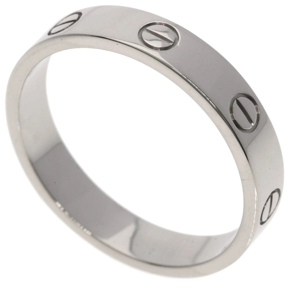 CARTIER Authentic 18k Silver Love Ring #58